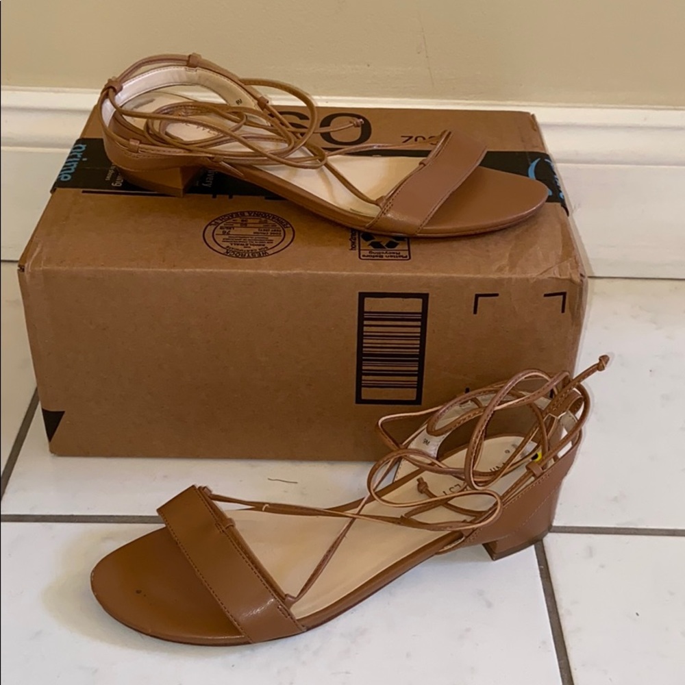 Tan Strappy Sandals